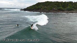 Longboarding with Fraser and Fletcher.