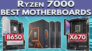 Best Motherboard for Ryzen 7000 | AM5 Motherboard (B650 & X670) For Ryzen 7600X 7700X 7900X 7950X