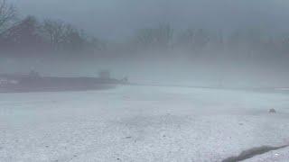 "It was intense," Hail storm shakes homes across Southeast Texas.