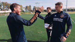 WATCH: Javier "Chicharito" Hernandez's first day at LA Galaxy training