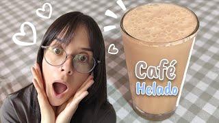 Cómo hacer CAFÉ HELADO CREMOSITO Y REFRESCANTE super fácil 