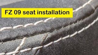 seat removal and installation Yamaha FZ-09/MT-09 2014 2015 2016