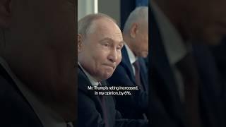Putin Says Trump Guilty Verdict Increased His Election Odds