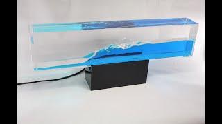 www.WaveMotionMachines.com- 22" Hughes Wave Motion Machines  "Model One" Ocean Wave Display