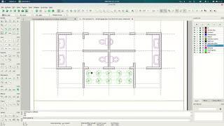 Simple plan in librecad from start to finish(3Xfast)