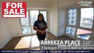 ABREEZA PLACE CONDO | 1-BEDROOM CORNER UNIT FOR SALE (DAVAO CITY)