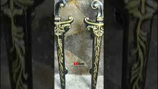 Handle pintu motif keris  #handlepintu #zarnadi #shorts