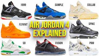 Explaining Types of Air Jordan 4s For Beginners Sneaker Collection