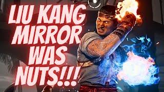 MORTAL KOMBAT 1: This Liu Kang Mirror Was Crazy. Any One Of Us Could Have Lost.