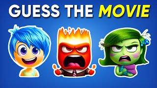Guess the MOVIE by Emoji  Inside Out 2, Wish, The Little Mermaid