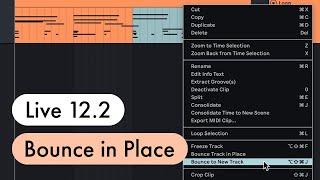 Coming in Live 12.2 – Bounce to New Track