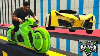 GTA V Online: MOTO TRON vs X80 - DE VIRADA com MITADA!!!