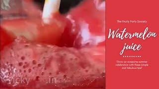 Watermelon Juice | Watermelon juice benefits | Vickylive