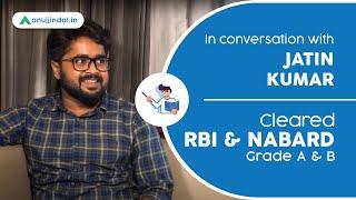 RBI Grade B | Success Story of Jatin Kumar