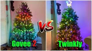 GOVEE vs. TWINKLY - Smart Christmas Tree SHOWDOWN!