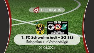 Highlights: Verbandsliga-Relegation zwischen 1. FC Schwalmstadt und SG EES #torgranate #relegation