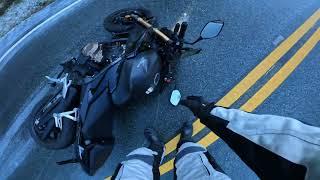 First Crash | 2022 Honda CB500F