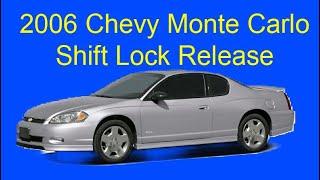 2006 Monte Carlo Shift Lock Release