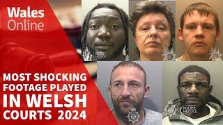 The most shocking videos and evidence played at Welsh courts in 2024