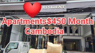 (1) $450 Per Month or $112.50 Per week Luxury Fully  furnished Apartment Phnom Penh Cambodia