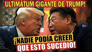 COMIENZA LA MAYOR GUERRA! CHINA Y MÉXICO TOMA decisión brutal contra EE.UU.! TRUMP NO ESPERABA ESTO!