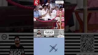 Indian Air Force Durga Stalin-னுடன்  அமர்ந்து  Air Show-வை  கண்டு ரசித்த  Stalin  