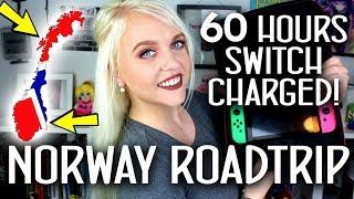 NORWAY ROADTRIP VLOG! How to Play Nintendo Switch on the ROAD! With a Wireless Charger!