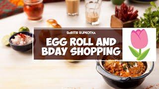 ব্র্যাকফাস্টে eggroll বানালাম, গেছিলাম বড়মশাই এর birthday gift কিনতে, কিনে ফেললাম রানিং জুতো #life