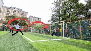 WOW! PRESIDENT RUTO SCORES A WORLD CLASS PENALTY AGAINST GOVERNOR SAKAJA AT DESA GROUND IN NAIROBI