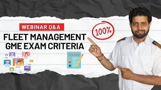 Fleet Management GME Exam Criteria | Graduate Marine Engineering Criteria