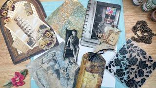Distressing Glossy Book and Magazine Pages Junk Journal, Card Making, Mixed Media Art
