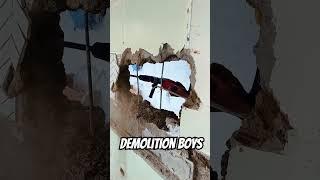 The Demolition Boys of KERZ Engineering with @Einhell_DACH demolition hammer #kerzengineering #einhell