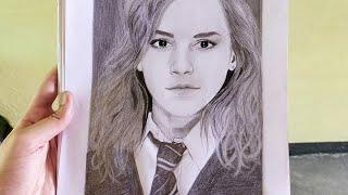 Drawing Hermione Granger| Emma Watson| Harry Potter| Sketch with Sneha