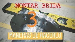 montaje bridas planas ‍ (slip-on): 3 formas de hacerlo