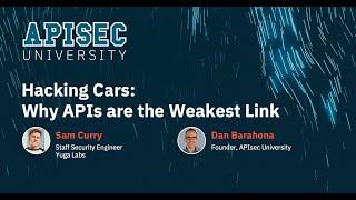 Hacking Cars: Why APIs are the Weakest Link