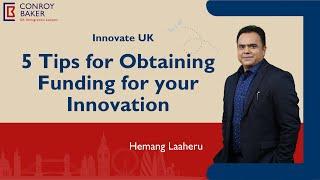 How to arrange funding for Innovators in uk ? || Tips to obtain Innovate UK funding