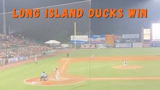 POV: you’re at a Long Island Ducks game and they win! ️