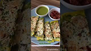 Spinach chilla with paneer | spinach Besan cheela #helathyfood #Indianfood #shorts @vegshortrecipes