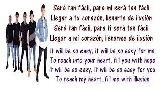 CNCO - Tan Fácil Lyrics English and Spanish - Translation & Meaning - Letras en ingles