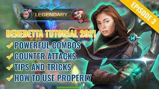 BENEDETTA Best Tutorial & Guide 2021 (English): Skills, Combo, Tips and Tricks | Mobile Legends | ML