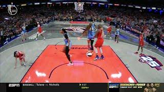  Angel Reese KNOCKS DOWN Caitlin Clark Then TAUNTS Her, NO CALL | Chicago Sky vs Indiana Fever
