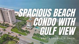 Spacious Beach Condo with Gulf View in Bonita Springs, Florida