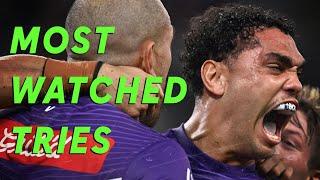 THE NRL's MOST WATCHED TRIES IN 2024!