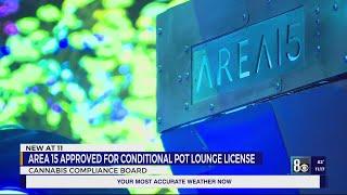 Area 15 requests cannabis consumption lounge license