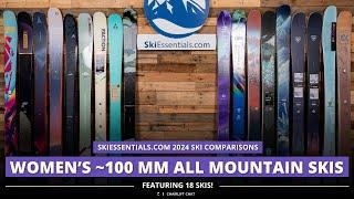 2024 Women's 100 mm All Mountain Ski Comparison with SkiEssentials.com
