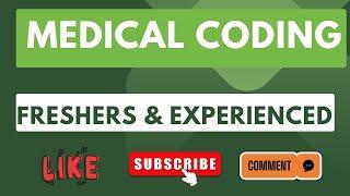 MEDICAL CODING - FRESHERS & EXPERIENCE !! #freshersjob  #medicalcodingjobs #medicaljobshub