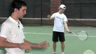 Topspin Tennis Forehand Progressions: Step 1: Contact