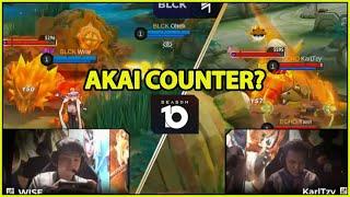 AKAI COUNTER, VALENTINA HYPER!! BLACKLIST WISE VALENTINA JUNGLE - Mobile Legends