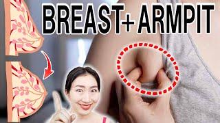 Lift Breasts and Reduce Armpit Fat in 7 days! 15 Minutes Massage & Chest Workout, No Equipment
