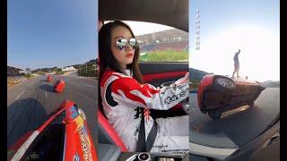 Lifestyle - Auto | Girl driver with amazing drifting skill in car stunt show